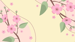 Pink Spring Background