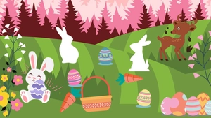 Spring Cartoon Background