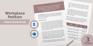 Workplace Petition Template