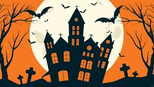 Halloween Banner Background
