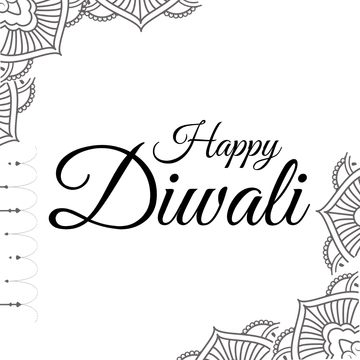 Free Diwali Drawing Clipart Template to Edit Online