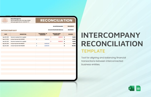 Intercompany Reconciliation Template