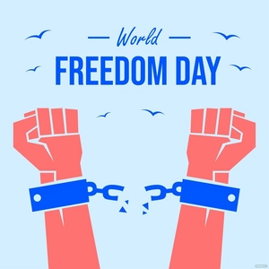 World Freedom Day Illustration