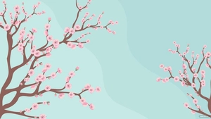 Spring Cherry Blossom Background