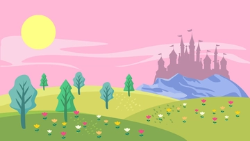 Free Disney Spring Background Template to Edit Online