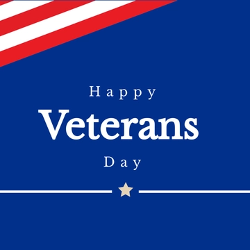 Free Veterans Day Clipart Template to Edit Online