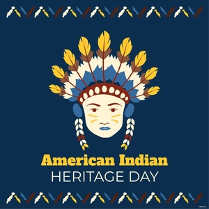 American Indian Heritage Day Cartoon Vector