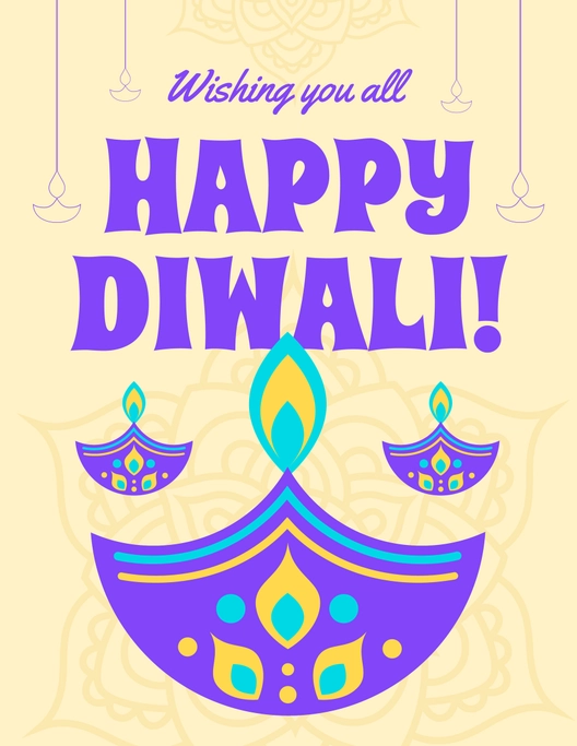 Blank Diwali Flyer