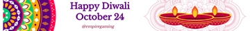 Free Diwali Website Banner Template to Edit Online