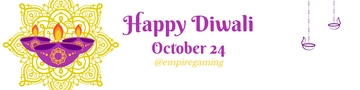 Free Diwali Twitch Banner Template to Edit Online