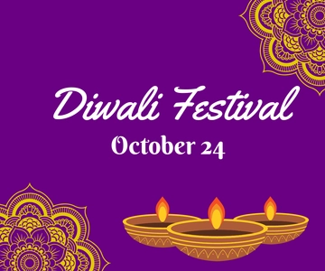 Free Diwali Photo Banner Template to Edit Online