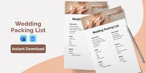 Wedding Packing List Template