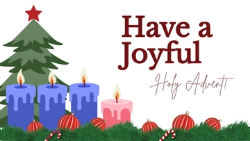 Free Advent Wishes Background Template to Edit Online