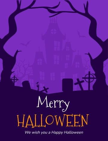 Free Blank Halloween Flyer Template to Edit Online