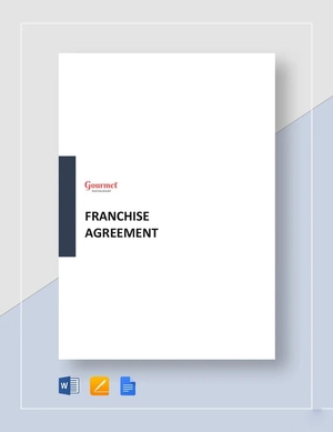 Restaurant Franchise Agreement Template