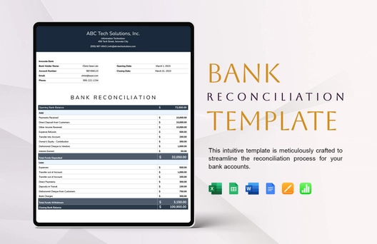Bank Reconciliation Template