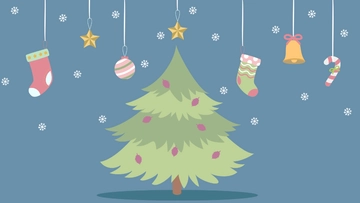 Free Pastel Christmas Background Template to Edit Online