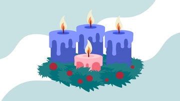 Free Advent Image Background Template to Edit Online