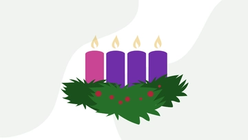 Free Advent Banner Background Template to Edit Online