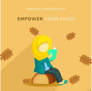 Universal Children’s Day Poster Vector