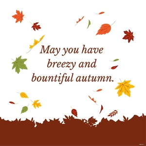 Autumn Wishes Vector