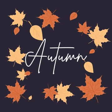 Free Autumn Clipart Template to Edit Online