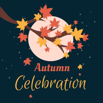 Free Autumn Celebration Clipart Template to Edit Online