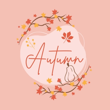 Free Autumn Clipart Vector Template to Edit Online