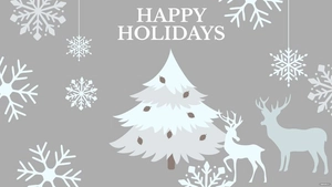 Silver Christmas Background