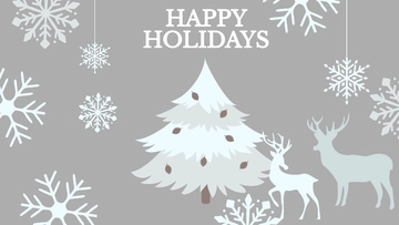 Free Silver Christmas Background Template to Edit Online
