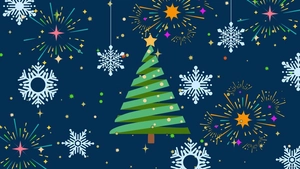 Christmas Glitter Background