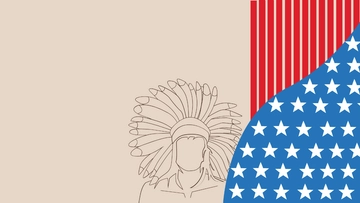 Free American Indian Heritage Day Drawing Background Template to Edit Online