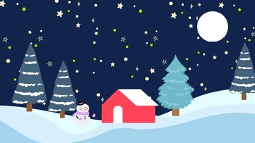 Free Christmas Night Background Template to Edit Online