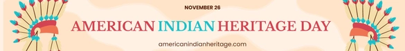 American Indian Heritage Day Website Banner