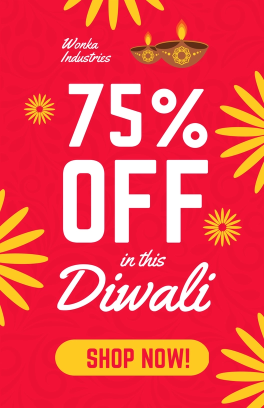 Diwali Advertisement Poster