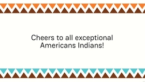 American Indian Heritage Day Greeting Card Background