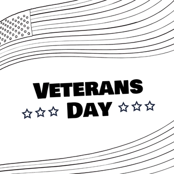 Free Veterans Day Image Drawing Template to Edit Online