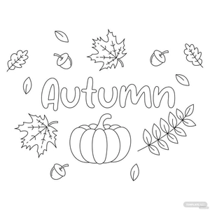 Autumn Drawing Vector