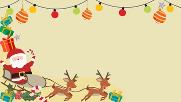 Free Happy Christmas Background Template to Edit Online