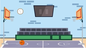 Basketball Court Background