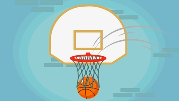 Free Basketball Hoop Background Template to Edit Online