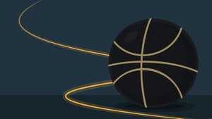 Black Basketball Background