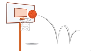 White Basketball Background