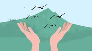 World Freedom Day Banner Background