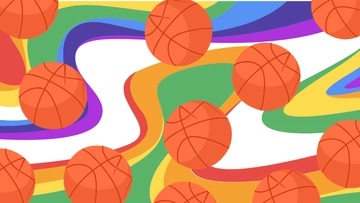 Free Abstract Basketball Background Template to Edit Online
