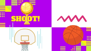 Free Basketball Poster Background Template to Edit Online