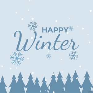 Happy Winter Vector