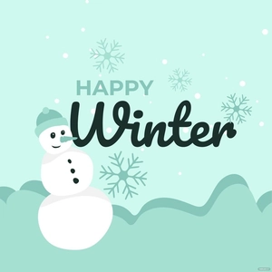 Happy Winter Illustration