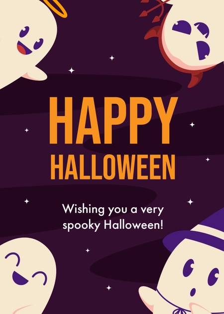 Happy Halloween Greeting Card