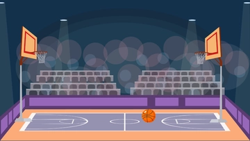 Free Basketball Desktop Background Template to Edit Online